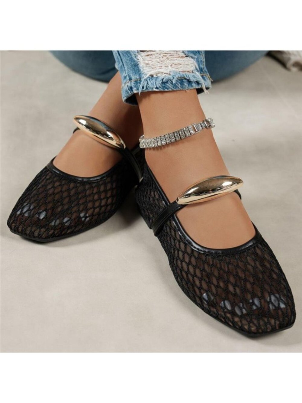 Square Toe Slip-Ons
